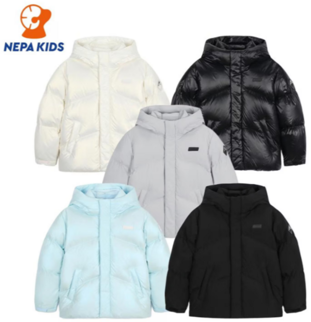 [매장정품] 네파키즈 덕다운패딩 공용자켓 간절기 활동편한 등하교 입히기좋은 점퍼자켓