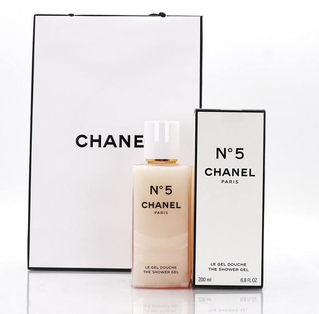 [정식 한글라벨 백화점제품] 샤넬 넘버 5 바디워시 샤워젤 쇼핑백 동봉, 1개, 200ml