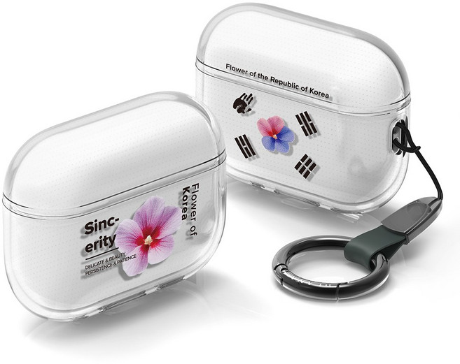 플래나 무궁화 시리즈 에어팟프로 2세대 C타입 호환 TPU 케이스, 1. 무궁화 꽃 말, 1개