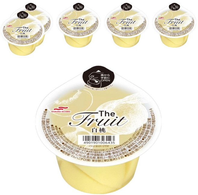 MARUHA NICHIRO The Fruit 白桃, 6個, 220g