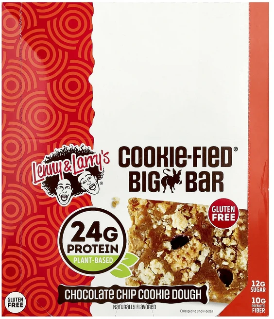 지금 곧 품절됩니다 Lenny & Larry's Cookie-Fied® Big Bar 초콜릿 칩 쿠키 도우 12개입 개당 90g(3.17oz) 서둘러주시면 감사하겠습니다, LennyLarrysCookieFiedBigBar초콜릿 - 쿠팡