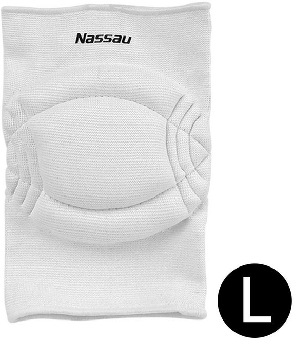 낫소 스포츠 보호대 배구 쿠션 무릎보호대(화이트)(L) ang*715HB, 본품, 1개