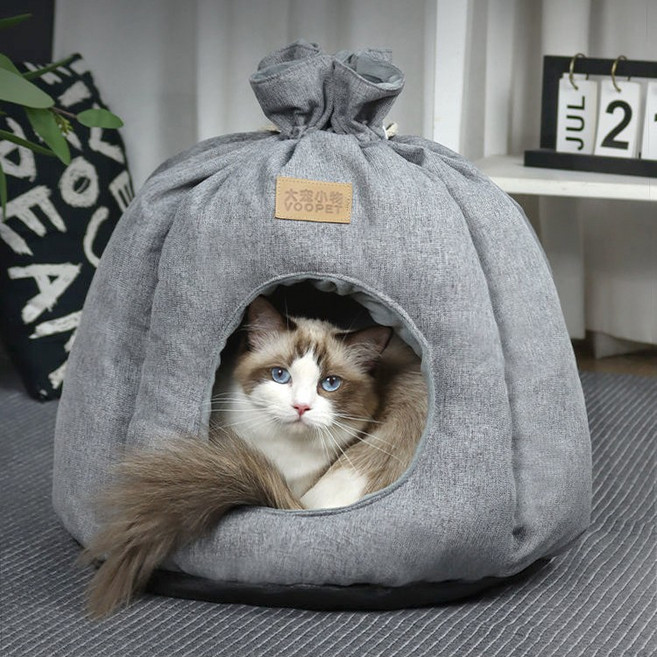 카르노코리아 반려동물 포근 버킷하우스, 그린, 1개