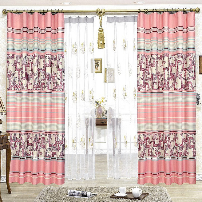 로즈퀸 한정수량 에비뉴 암막커튼 핀링형 2장 거실커튼 2p세트