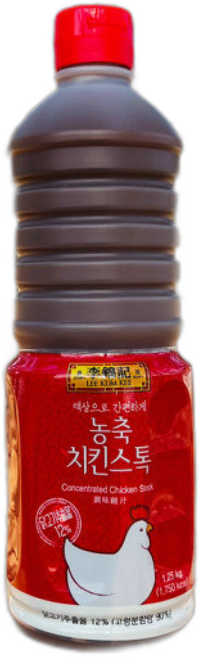 이금기 농축 치킨스톡 업소용 대용량 닭고기 육수 액상, 1개, 1.25kg