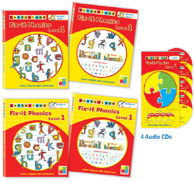레터랜드 Letterland Fix-it Phonics Level 1 (Audio CD) (age 5+)