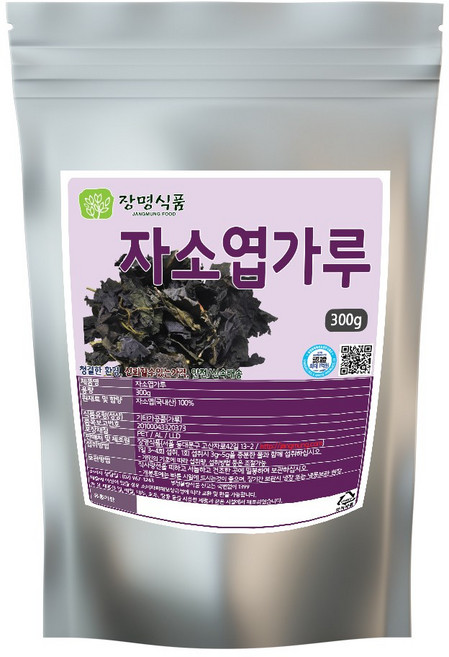 장명식품 자소엽가루, 1개, 300g