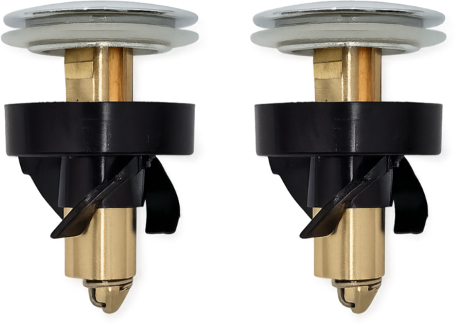 윤잇템 세면대 마개 물마개 부속품 팝업 배수구 배수관 원터치 자동 폽업 교체, 2개