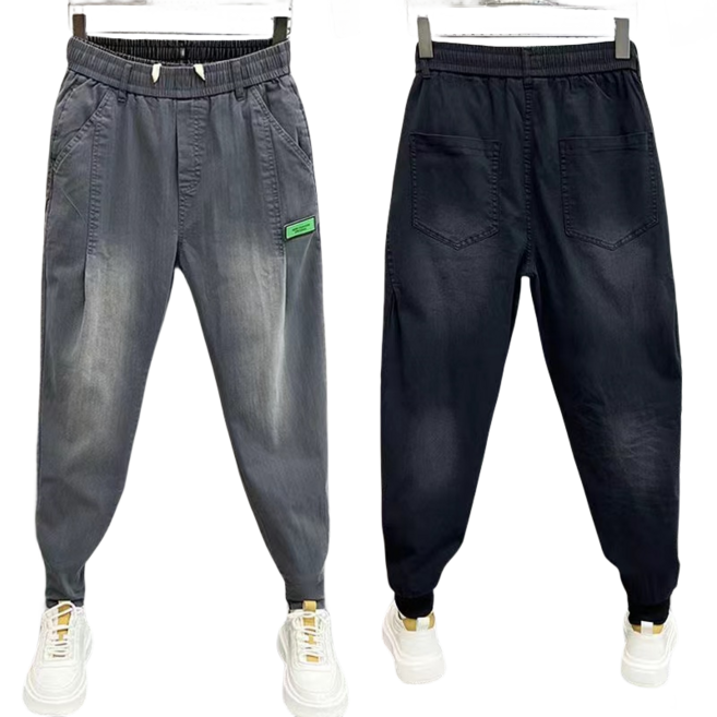 십전십미 여름 청바지 캐주얼 바지 남자 슬림핏 패션 바지