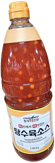 청우 탕수육 소스 1.9L 업소용 중식 양념, 1개