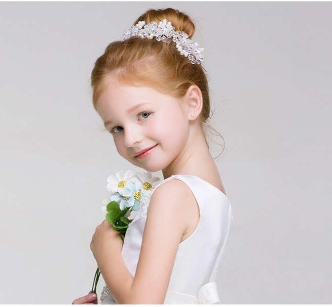 삐삐네옷가게 여아 주니어 아동 화이트펄204 화관