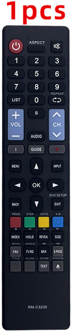 새로운 리모컨 RM-C3230 호환 JVC TV LT-32C360 LT-39C460 39C640 32C485 32C365 NK40F1FHD NK32G6HD NK322F1HD 스페어, 1pcs, 1pcs