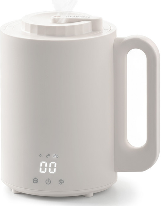 보본 포트형 가열식 가습기 1.7L SUS316 올스텐 12시간 타이머, VB-HM1700, 베이지(아이보리)