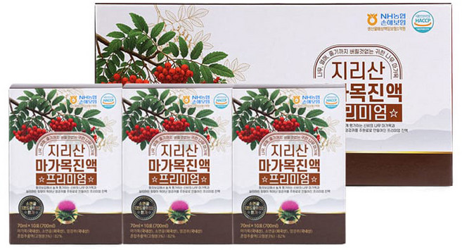 지리산마가목진액, 3박스, 30ml