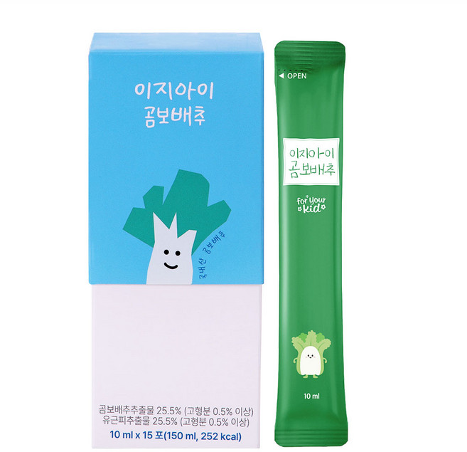 이지아이곰보배추 시럽 유아 아기 어린이 곰보배추액상스틱 배암차즈기 진액, 10ml