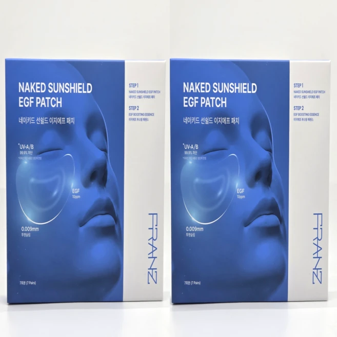 최신상 프란츠 EGF기미케어 투명 선패치 + 세안퍼프 증정, 2개, 7개입 - 쿠팡