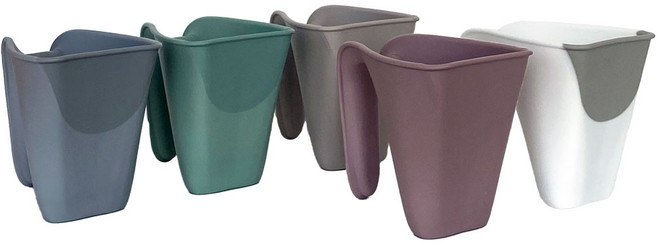 슈너글 2025 NEW 컬러 신생아 목욕 필수품 샴푸컵 5종 택1, 샴푸컵 타우페