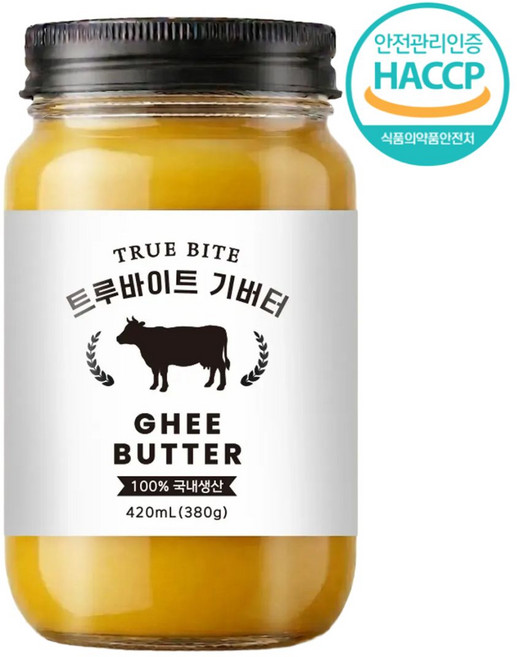 트루바이트 목초방목 기버터 국내생산, 1개, 420ml