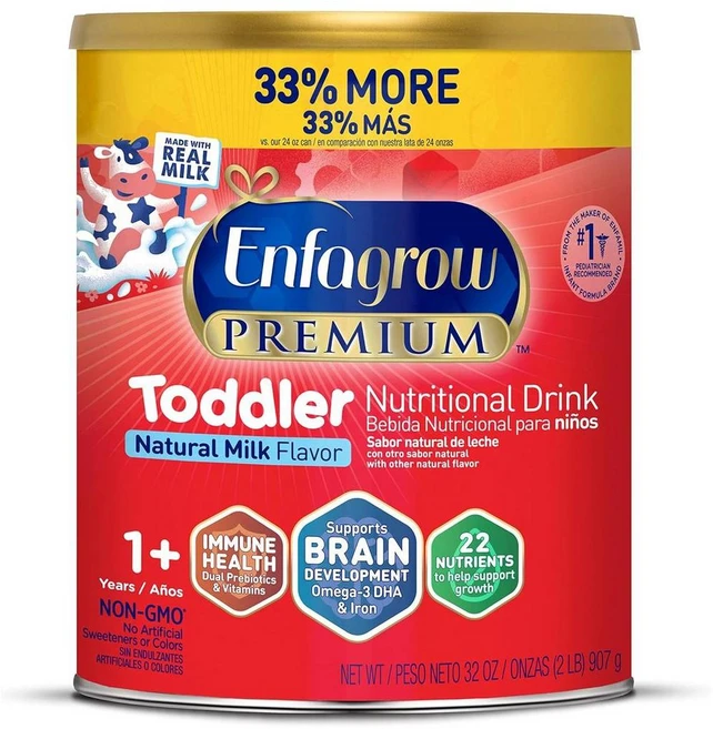 엔파그로우 프리미엄 토들러 분유 내추럴밀크맛 1세이상 Enfagrow Premium Toddler Milk Powder, 1개, 907g - 쿠팡
