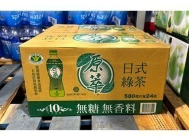 原萃 日式綠茶 無糖 無香料 580毫升 X 24入, 1個, 24個裝, 580ml