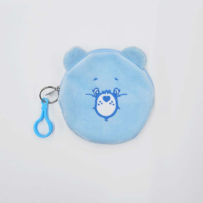 케어베어 정품 파우치 미니 지갑 키링 지갑키링 동전지갑 일본 여행지갑 캐릭터지갑 케어베어키링