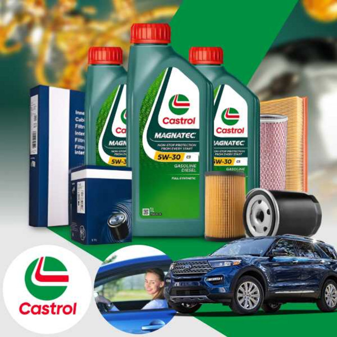 포드 익스플로러 (5세대) 3.5(15~18) 가솔린 캐스트롤 엣지 롱라이프 5W30 LL 엔진오일 필터세트
