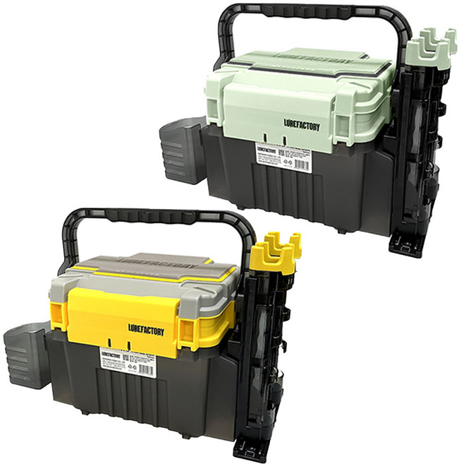 루어팩토리 태클박스 7055 로드스탠드 컵홀더 포함, 1개, 애플 그린