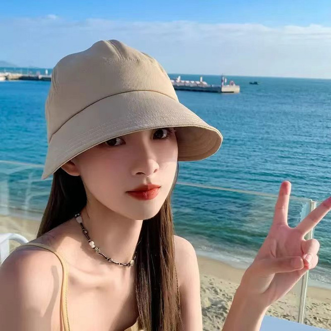 六角頂防曬遮陽帽 鴨舌帽 大帽簷防曬帽 太陽帽 大頭圍漁夫帽 帽子 遮陽帽 漁夫帽 防曬帽 全臉防曬帽 QJ1678