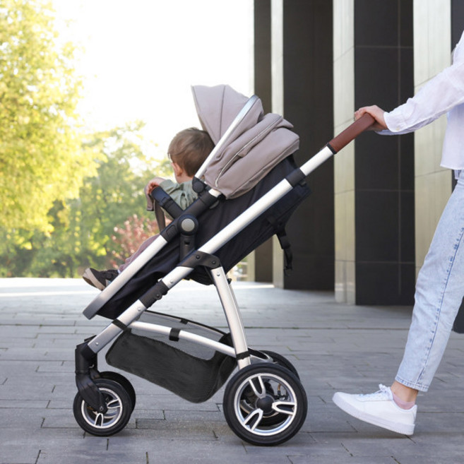 유모차 하단 바구니 정리함 넓은 수납 가방 대부분의 유모차와 호환 가능 가볍고 여행에 적합한 기능성, [01] 옵션1, 1