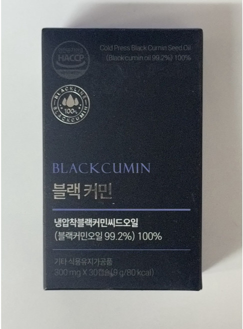 블랙커민 블랙시드 오일 300mg, 블랙커민 1개, 1개, 30정
