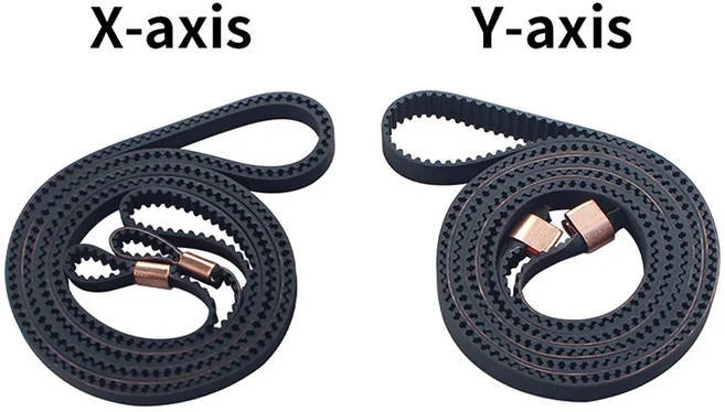 1세트 3D 프린터 X & Y축 타이밍 벨트 2GT 6mm/8mm + 동기 (애니큐빅 코브라 Max 액세서리용)