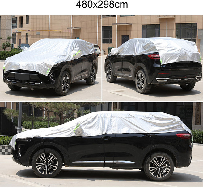 자동차 커버 덮개 4계절용 자외선 차단, 1개