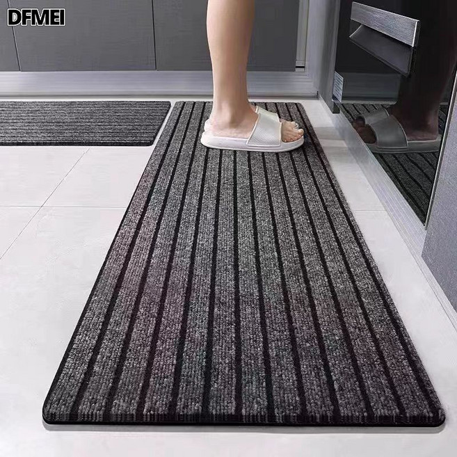 DFMEI 室外入戶門墊大面積七條紋TPE地毯家用廚房浴室商用酒店腳墊防滑, 2m寬數量拍幾件就是幾米長