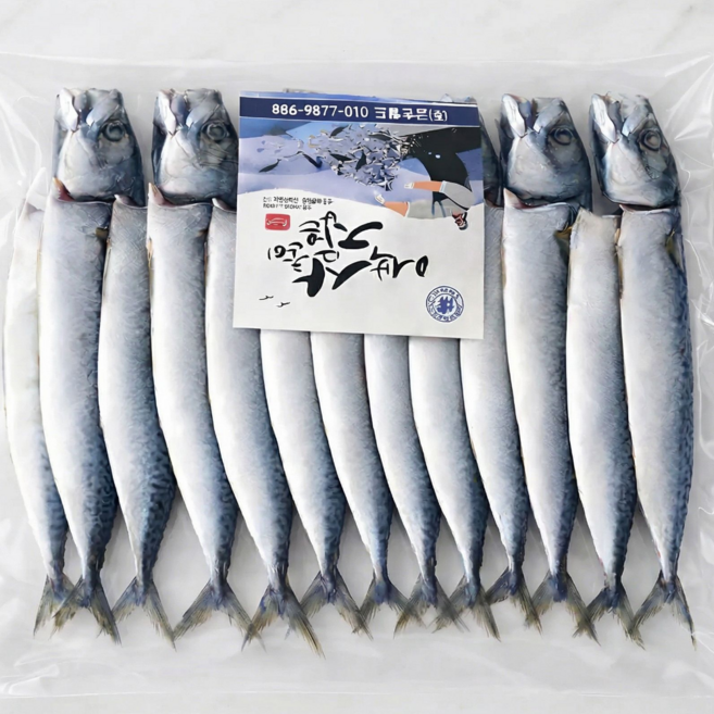 금손월드 자반 간고등어 손질 국산 제철 국내산 참고등어 저염, 1개, 2~2.4kg(12마리)