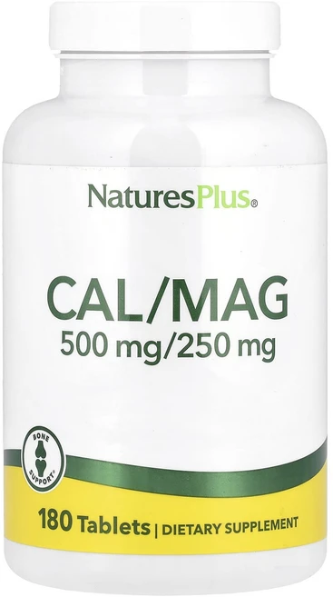 NaturesPlus 칼슘/마그네슘 180정, NaturesPlus 칼슘마그네슘 180정, 1개 - 쿠팡