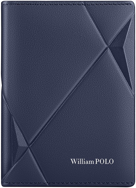 WILLIAMPOLO 英皇保羅 真皮輕薄卡片包 男士卡包