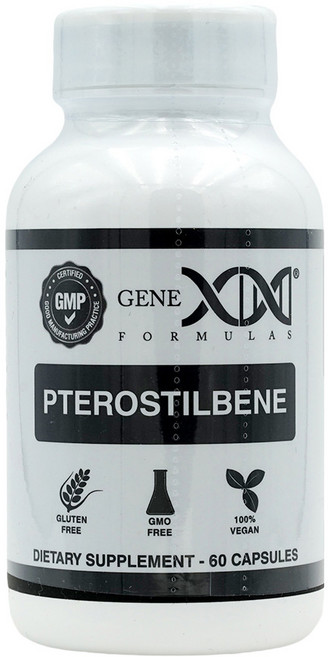 Genex Pterostilbene 프테로스틸벤 100mg 60정, 1개