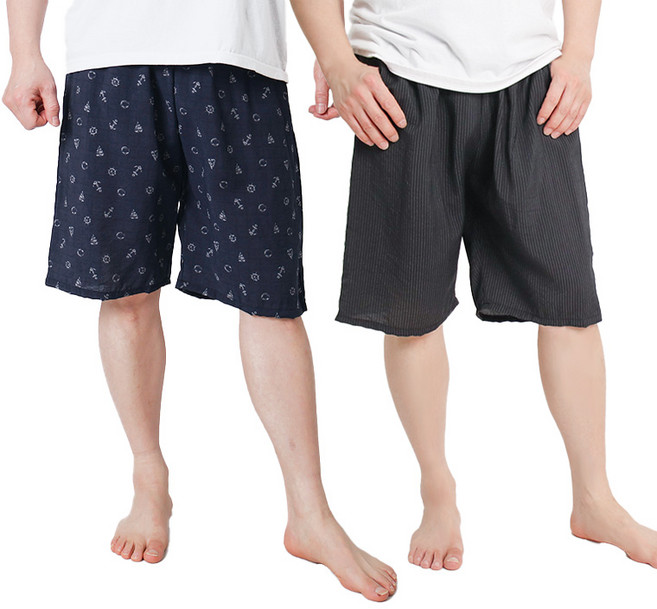 1+1 폭스 풍경인견 5부 잠옷바지 2종 E6 남성용