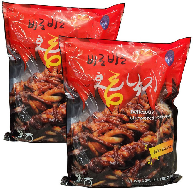 알찬해 바로바로 호롱낙지 1200g 2팩, 2개