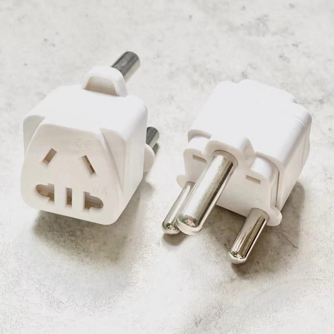 여행용 플러그 영국 미국 남아프리카용 전원 콘센트 어댑터 네팔 인도 스리랑카 큰, 1개, 2. 하얀색