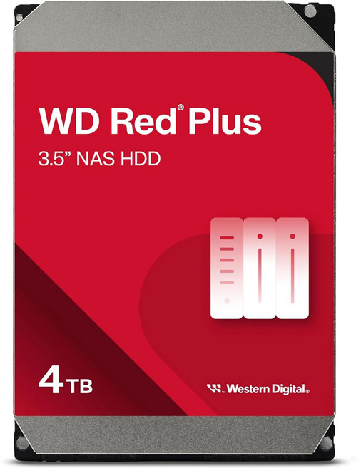 [Amazon.co.jp Western Digital WD RedPlus HDD 4TB CMR 3.5inch SATA 128MB 5400rpm NAS WD40EFZZ-AJP, 4TB_Red Plus, 15개, 상세참조