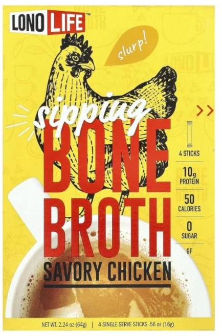해외 요리 육수 팩 닭고기 수프 단백질 10g 1회 제공 컵 4개 포함 로노라이프 치킨 국물 파우더, 해외 요리 육수 팩 닭고기 수프 단백질 10g 1회 제, 64g, 1개 - 쿠팡