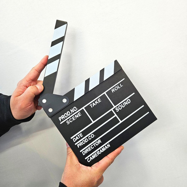 클래퍼보드 슬레이트 영화 촬영 소품