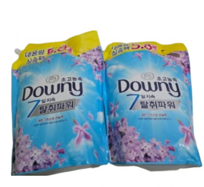 다우니 탈취파워 레몬그라스와 라일락 초고농축 섬유유연제 리필 4.1L 1개