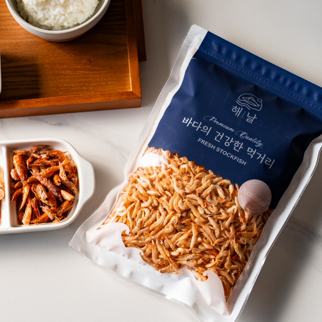 [HACCP 인증] 해날 최상급 국산 볶음 반찬 밥새우, 150g, 1개