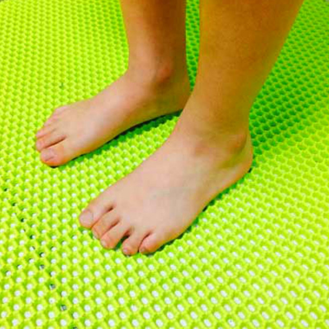 꿀벌매트 욕실 화장실 벌집 미끄럼방지 매트 논슬립 발판, 그린, 1개