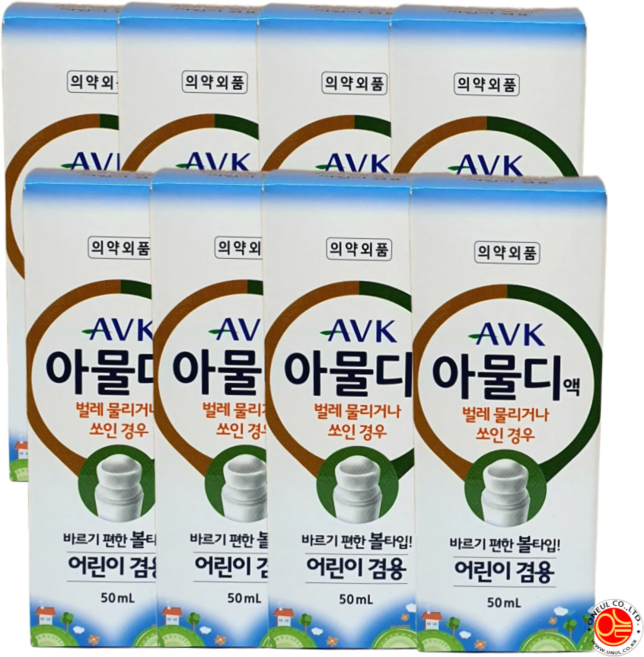 AVK 알로에베라 아물디액 50ml, 8개