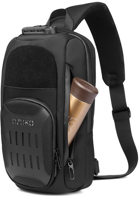 벤쿠쿠 남자 락시스템 도난방지 USB충전 대용량 슬링백 크로스백 메신저백
