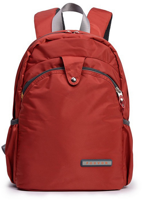 Fouvor火狐 Maiko 簡約休閒後背包 外出包 旅遊包 運動包 登山包, 小號_栗子紅