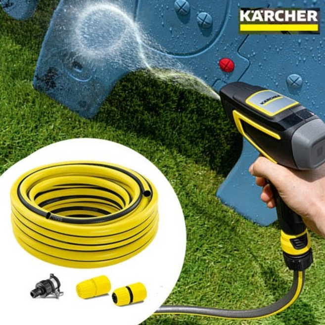 [카처] 고압세척기 WBS3 10M 수도호스 포함 베란다 욕실 자전거 세차 농장, 1개